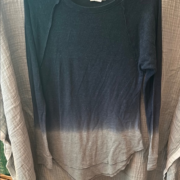 Treasure & Bond Blue and Gray Long Sleeve jersey - Picture 1 of 5